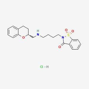 Chemical structure of Repinotan hydrochloride