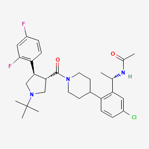 Chemical structure of MK-0493