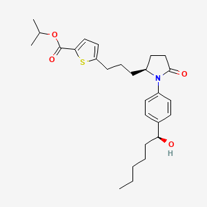 Chemical structure of Aganepag isopropyl
