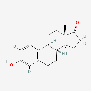 Chemical structure of Estrone-d4