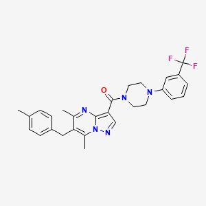 Chemical structure of RUVBL1/2 ATPase-IN-1