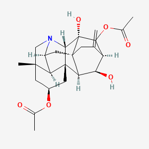 Chemical structure of Guanfu base A