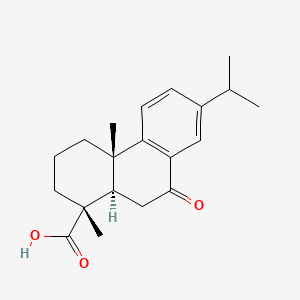Chemical structure of 7-Oxodehydroabietic acid