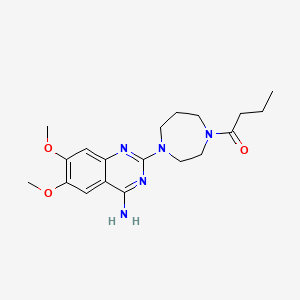 Chemical structure of Bunazosin