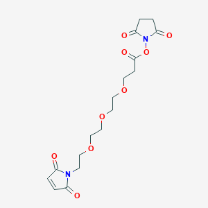 Chemical structure of Mal-PEG3-NHS ester