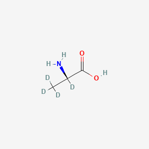 Chemical structure of L-Alanine-d4