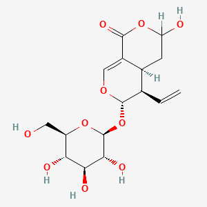 Chemical structure of Secologanic acid