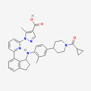 Chemical structure of (Rac)-MGV354