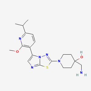 Chemical structure of INE963