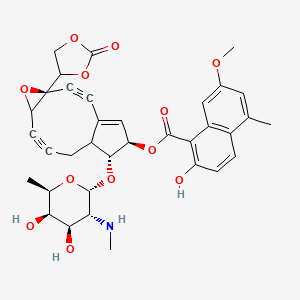 Chemical structure of Neocarzinostatin