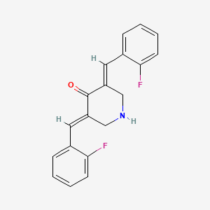 Chemical structure of EF24