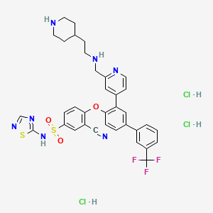 Chemical structure of PF-06456384 trihydrochloride