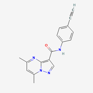 Chemical structure of ML198