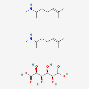 Chemical structure of Isometheptene mucate