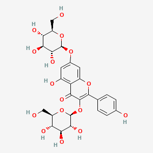 Chemical structure of Kaempferol 3,7-diglucoside