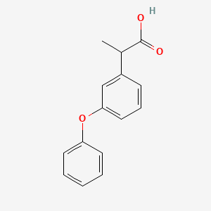 Chemical structure of Fenoprofen