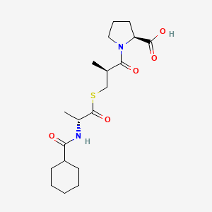 Chemical structure of Moveltipril