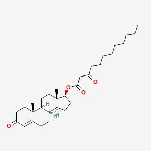 Chemical structure of Testosterone ketolaurate