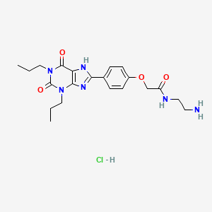 Chemical structure of Xanthine amine congener hydrochloride