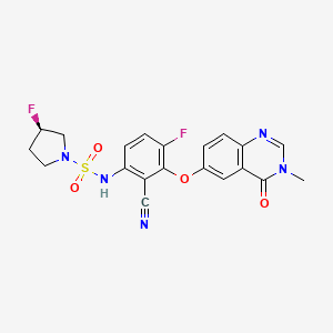Chemical structure of B-Raf IN 2