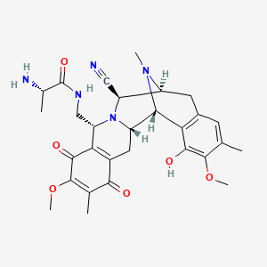 Chemical structure of Cyanosafracin B