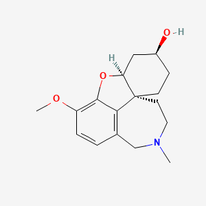 Chemical structure of Lycoramine