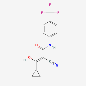 Chemical structure of PfDHODH-IN-1