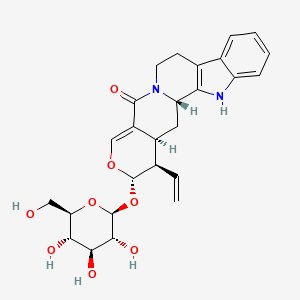 Chemical structure of Strictosamide