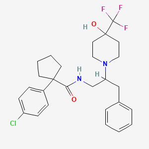 Chemical structure of PF-04745637