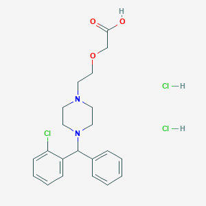 Chemical structure of Cetirizine Impurity C dihydrochloride