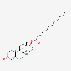 Chemical structure of Nandrolone laurate
