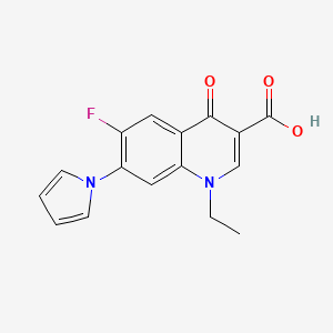 Chemical structure of Irloxacin