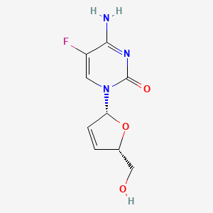 Chemical structure of Dexelvucitabine