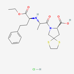 Chemical structure of Spirapril hydrochloride