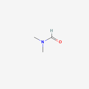 Chemical structure of Dimethylformamide