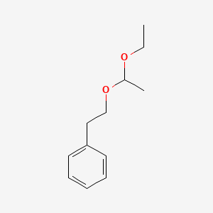 Chemical structure of Ethyl phenethyl acetal