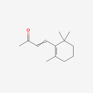 Chemical structure of β-Ionone