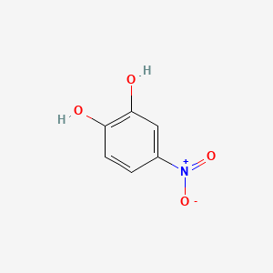 Chemical structure of 4-Nitrocatechol