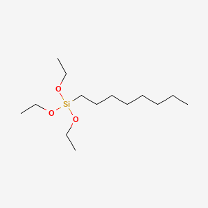 Chemical structure of Triethoxyoctylsilane