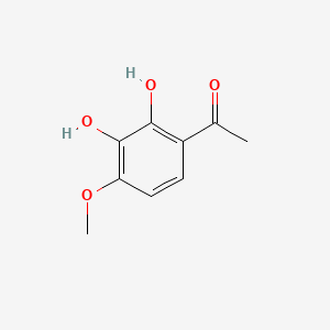 Chemical structure of 2,3-Dihydroxy-4-methoxyacetophenone