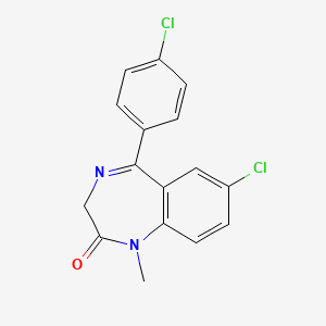 Chemical structure of 4'-Chlorodiazepam