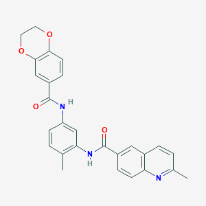 Chemical structure of CCT245232