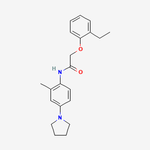 Chemical structure of JAMM protein inhibitor 2