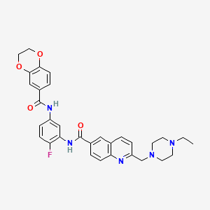 Chemical structure of NXP800