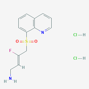 Chemical structure of LOX-IN-3 dihydrochloride
