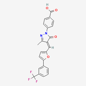 Chemical structure of (E/Z)-ZINC09659342