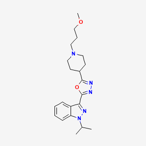Chemical structure of Suvn-d4010