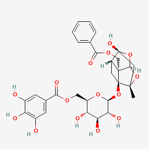 Chemical structure of Galloylpaeoniflorin