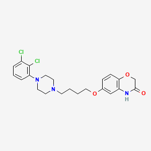 Chemical structure of Brilaroxazine