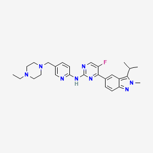 Chemical structure of Eciruciclib